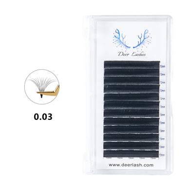 Easy Fanning Lashes 0.03 DeerLashes