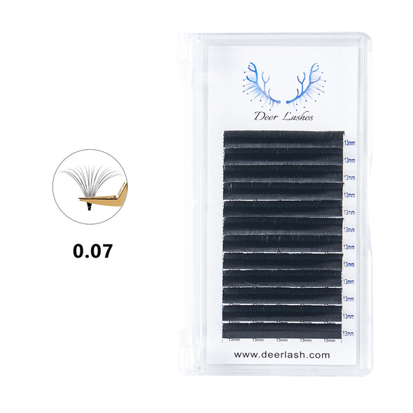 Easy Fanning Lashes 0.07 DeerLashes