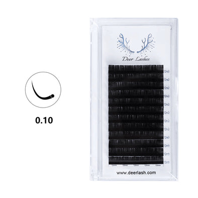 Premium Classic Eyelash Extension 0.10 DeerLashes