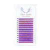 Purple Eyelash Extension 0.07 C/D Mix Trays DeerLashes