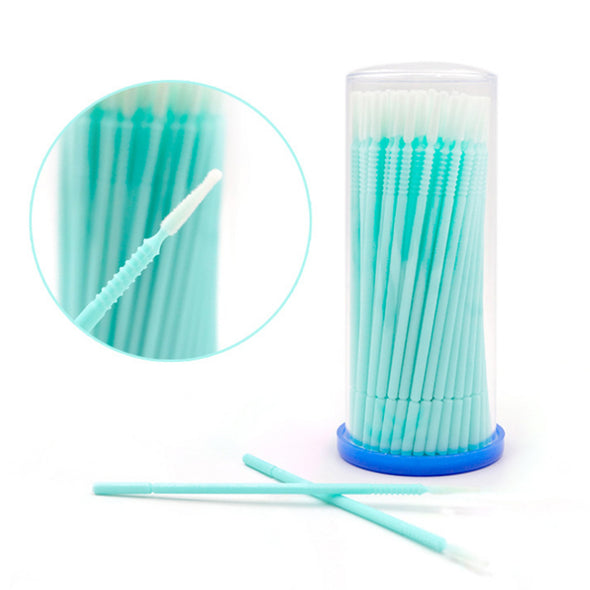 Long Head Disposable Micro Applicators(100 pcs/bottle) DeerLashes